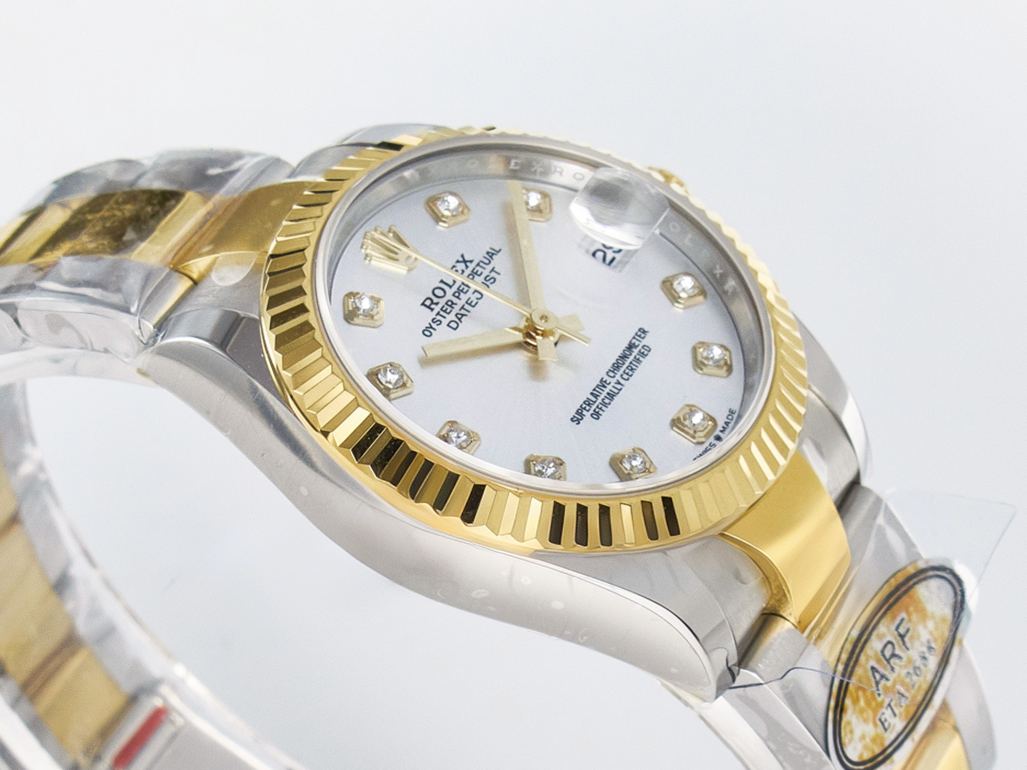 Rolex DateJust 31 278273 ARF 1:1 Best Edition 904L Steel White MOP Dial on SS/YG Oyster Bracelet ETA 2688-fasswatch