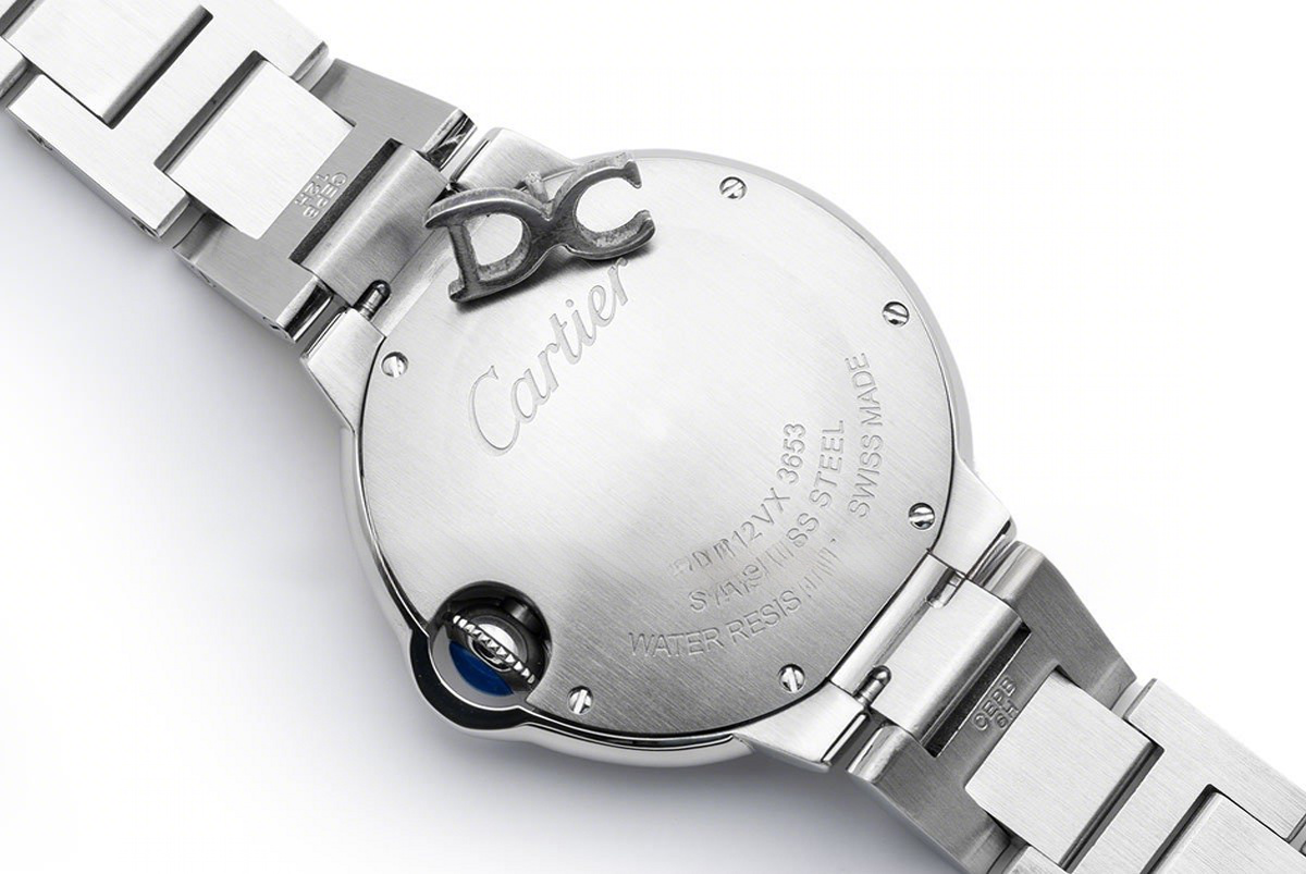 Cartier Ballon Bleu de Cartier 33mm Quartz Red Dial on Steel-fasswatch