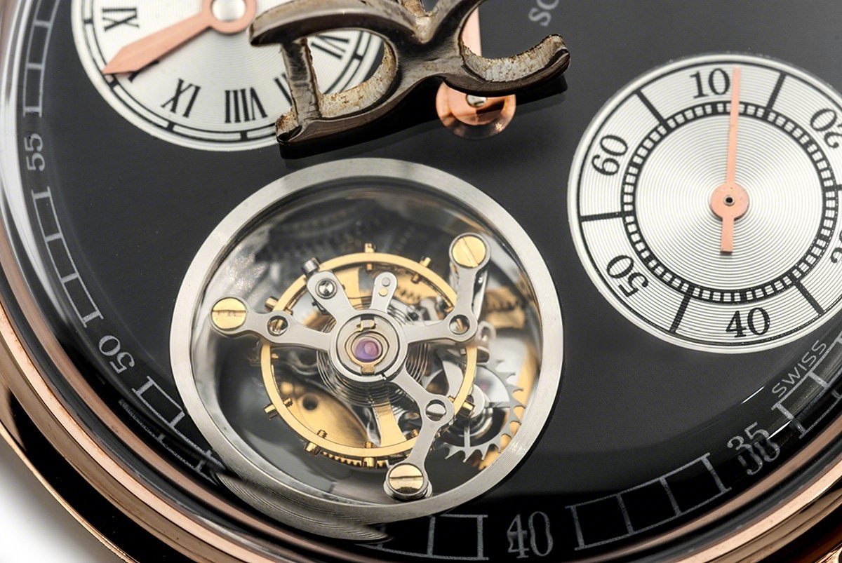 IWC Portuguese Regulator Tourbillon IW5446 Grey Dial in Rose Gold-fasswatch