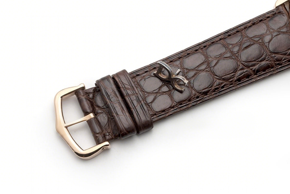 Cartier Ronde Louis Cartier Watch 36mm White Dial in Pink Gold on Brown Leather Strap-fasswatch