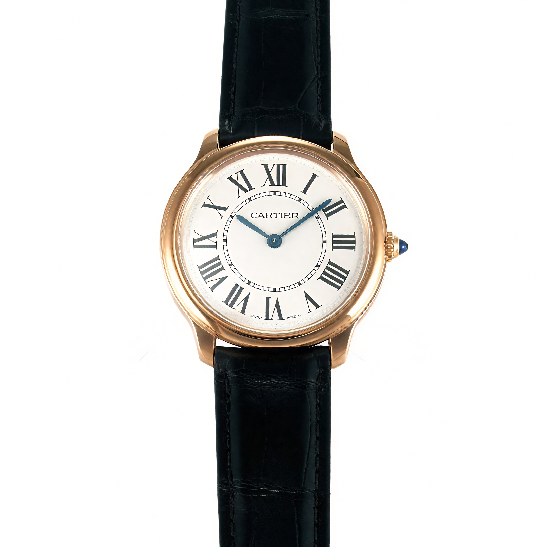 Cartier Ronde Must De Cartier 36mm White Dial in Rose Gold-fasswatch