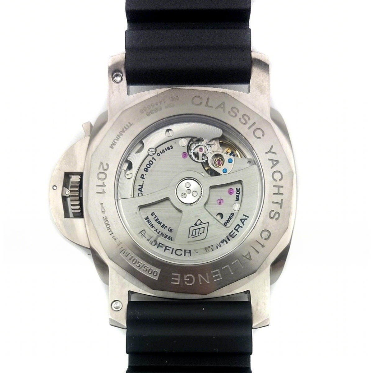 Panerai PAM371 Luminor Submersible 1950 Regatta 3 Days GMT Automatic Titanio-fasswatch