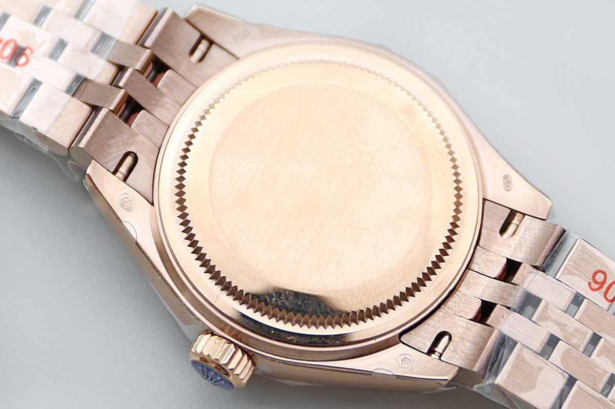 Rolex Ladies Datejust 279171 Aubergine Dial with Roman Markers in Rose Gold-fasswatch