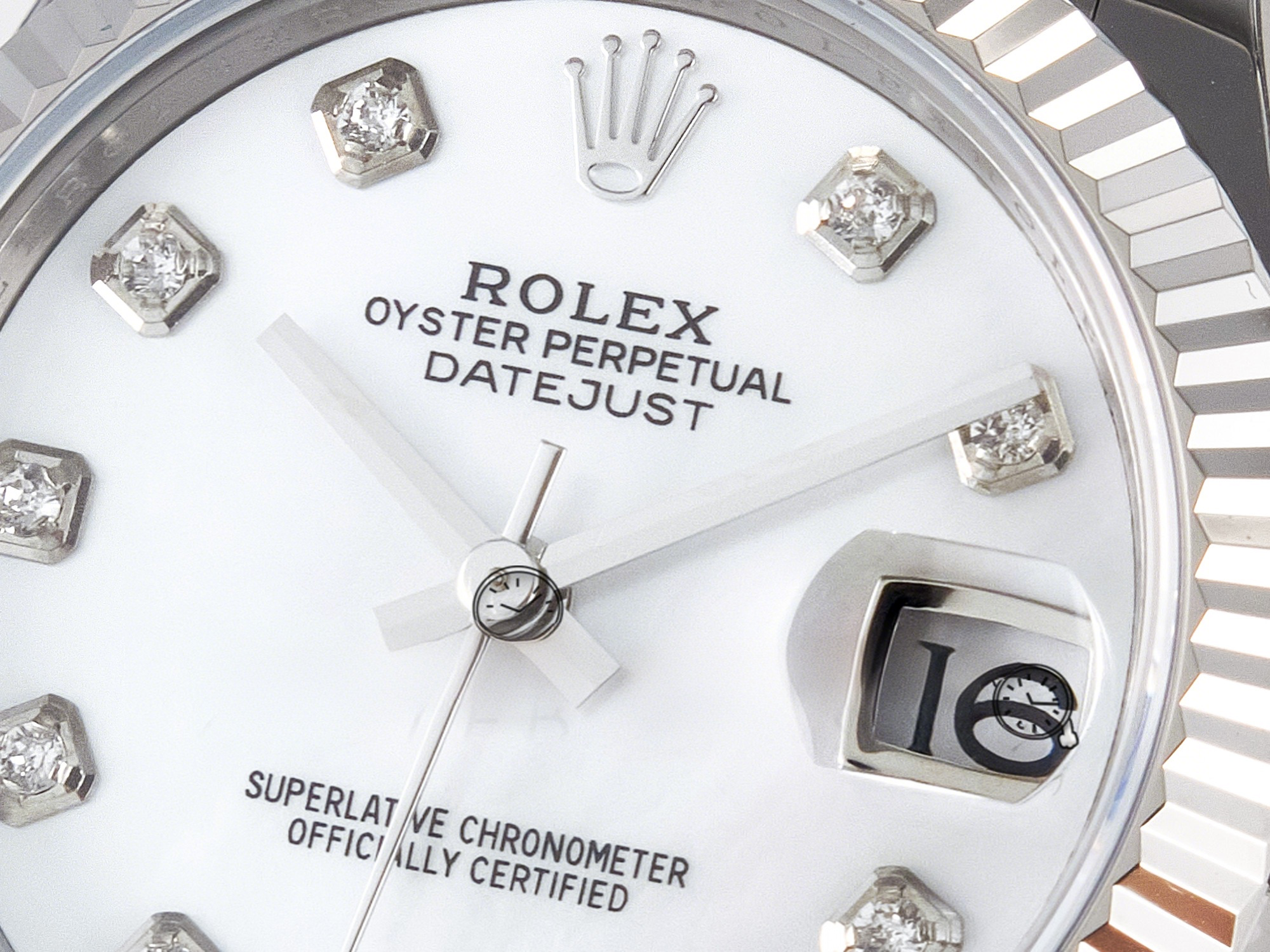 Rolex DateJust 31 278274 ARF 1:1 Best Edition 904L Steel White MOP Diamonds Dial on SS Oyster Bracelet ETA 2688-fasswatch