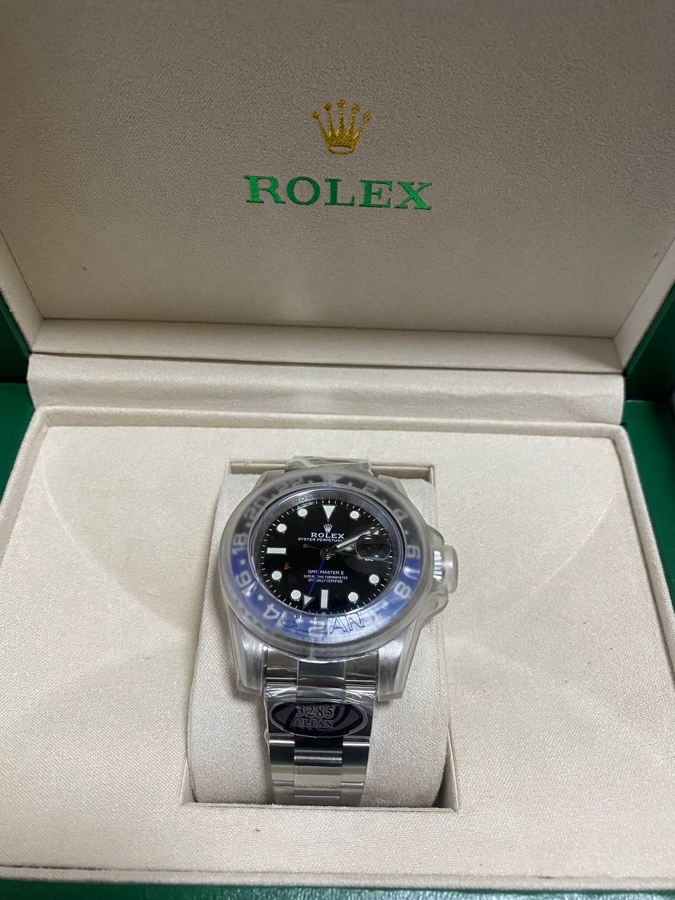 Replica Rolex GMT-Master II 40mm Black Dial 116710BLNR “Batman”-fasswatch