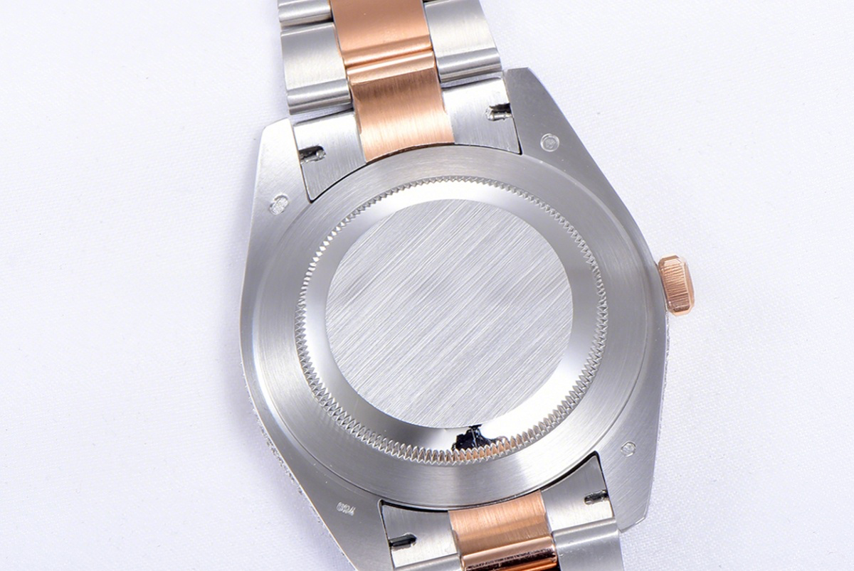 Rolex Datejust 41 126334 Diamond Paved Dial with Stick Markers in Rose Gold-fasswatch