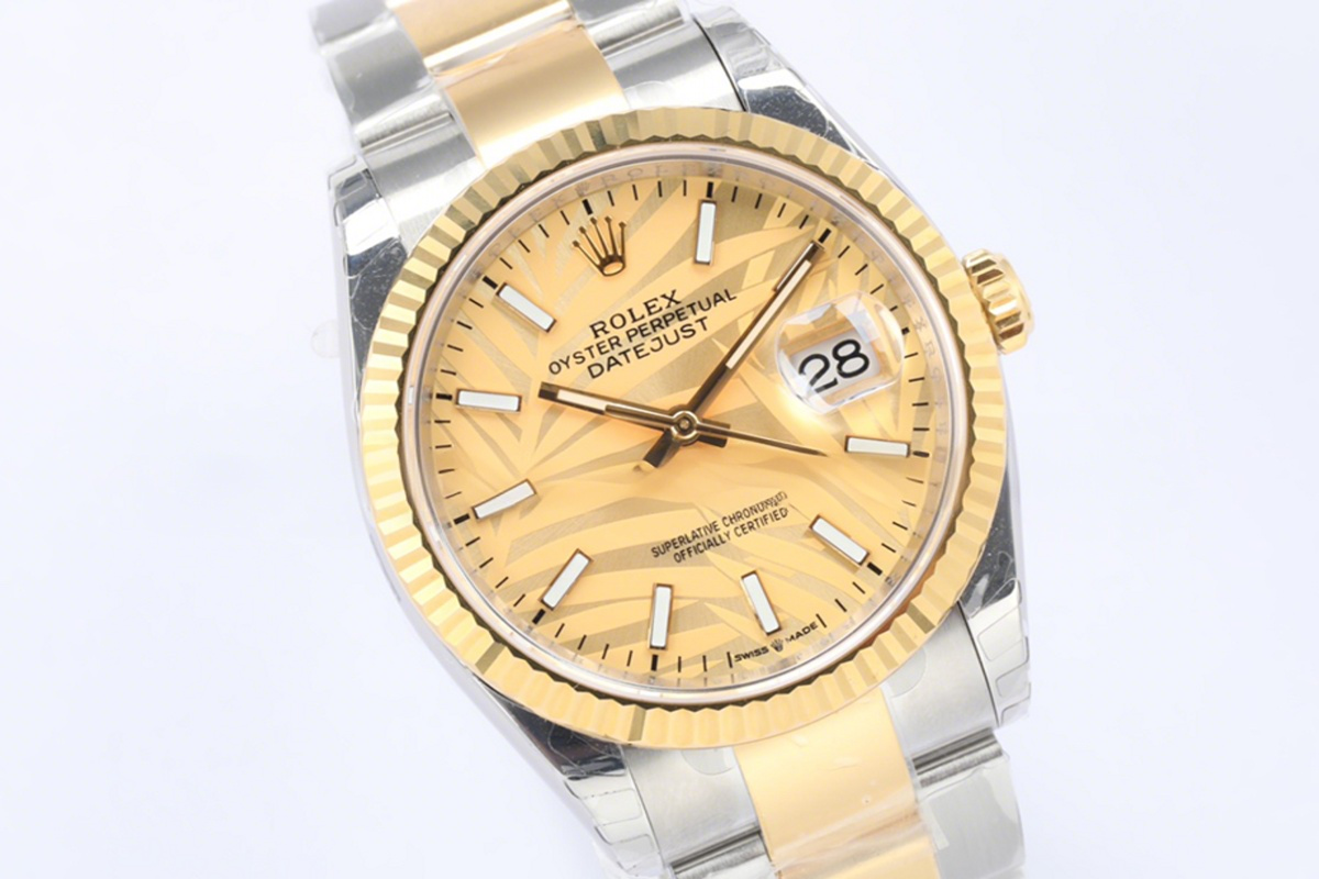 Rolex Datejust 36 126233 Golden Dial in Steel/Yellow Gold-fasswatch
