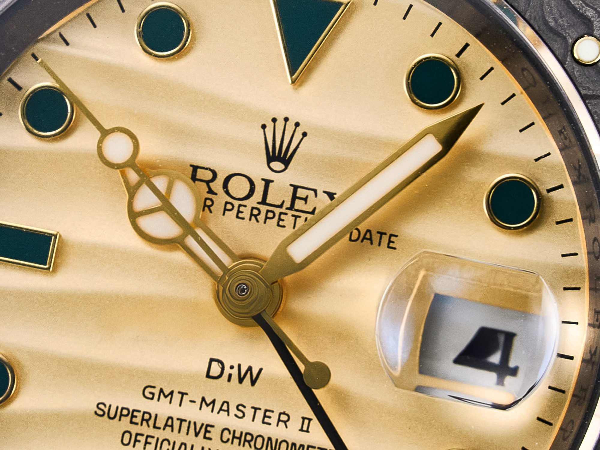 Rolex GMT Carbon DIWF Best Edition Yellow Dial on Green Nylon Strap SA3285 CHS V2-fasswatch