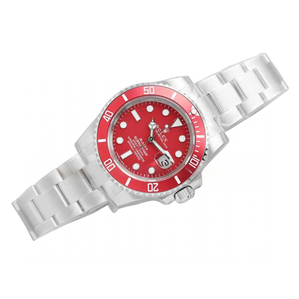 Rolex Blaken Submariner Red-fasswatch