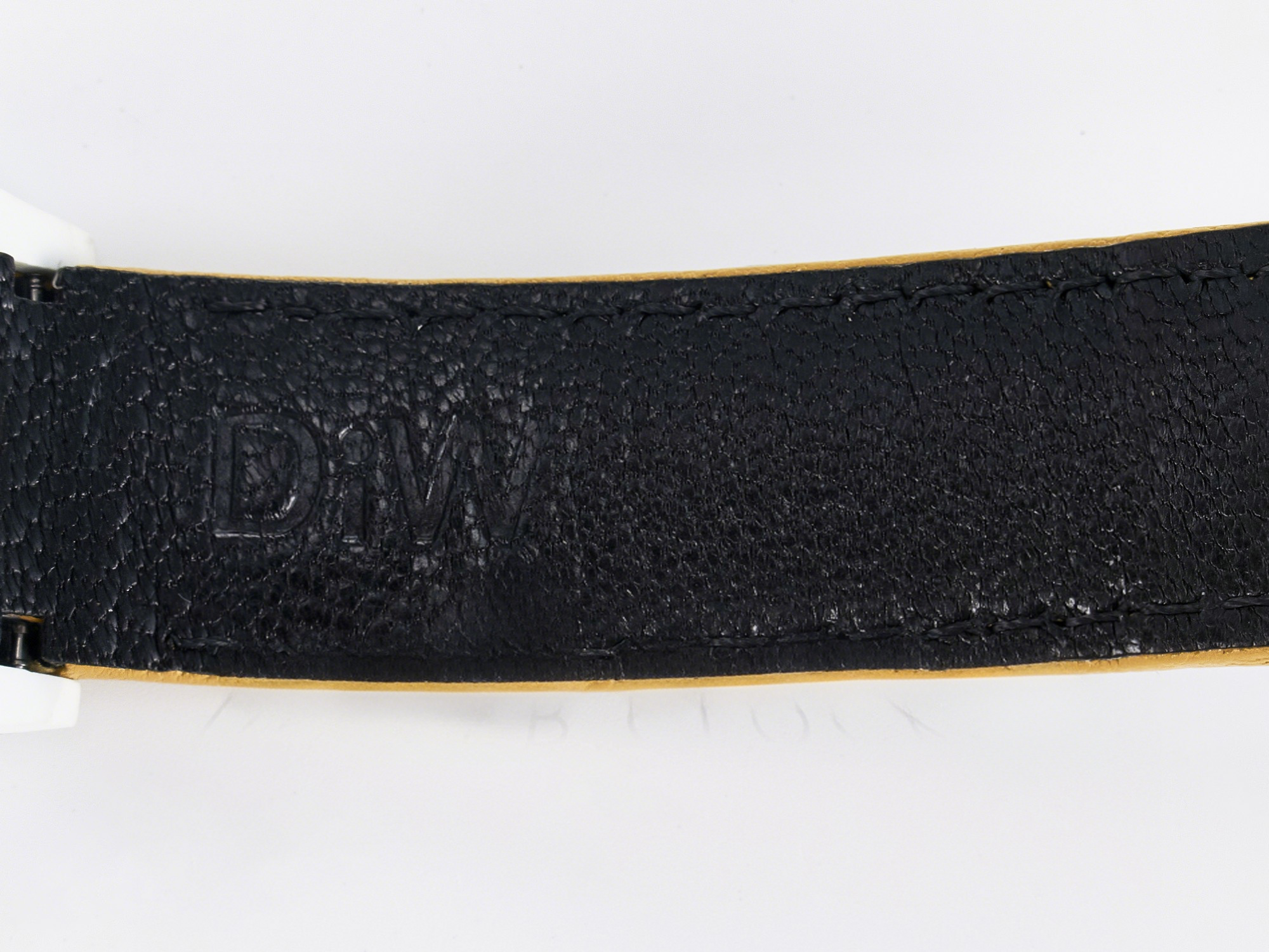 Rolex Daytona DIW White Carbon Case YG Bezel DIWF Edition YG Dial on Brown Leather Strap A7750-fasswatch