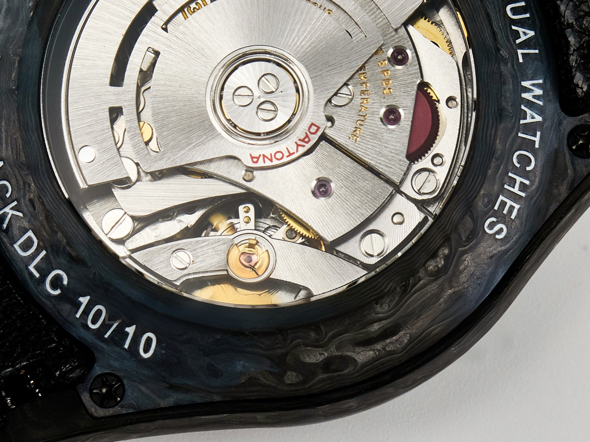 Rolex Daytona DIW Black Carbon DIWF 1:1 Best Edition Black/White Dial on Black Nylon Strap SH4130-fasswatch