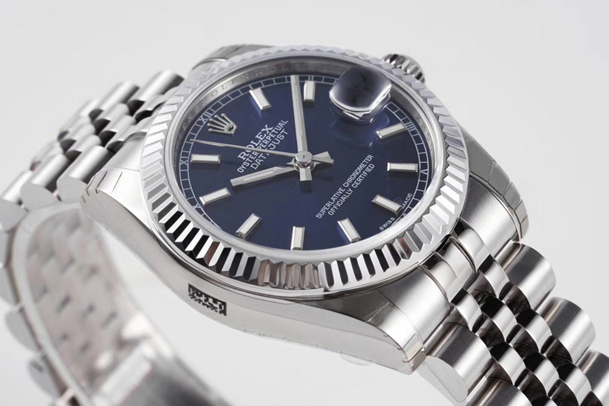 Rolex Datejust 31 278274 Blue Dial Stick Markers in Steel-fasswatch