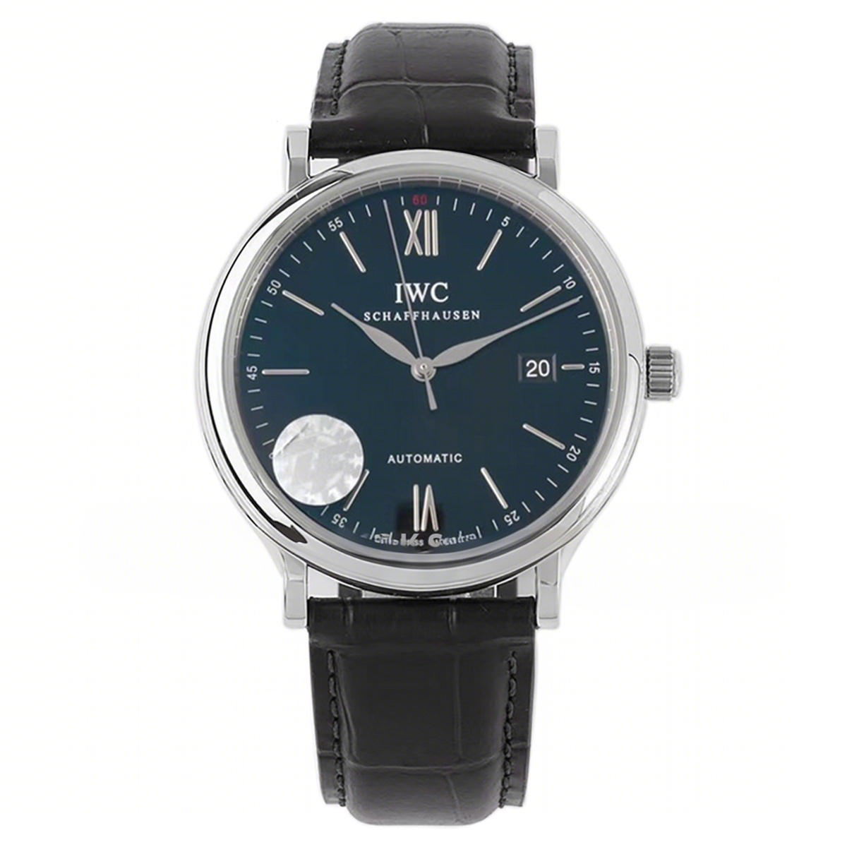 IWC Portofino Automatic IW356502 Black Dial in Steel-fasswatch