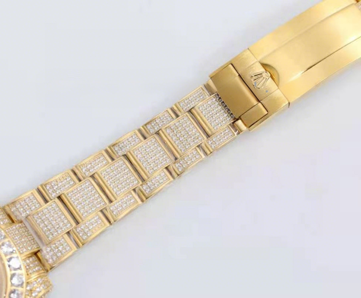 Rolex Submariner 116659 Blue Dial with Diamond Markers in Yellow Gold-fasswatch