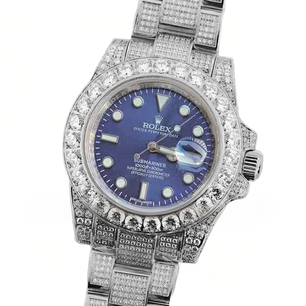 Rolex Submariner 116659 Blue Dial with Diamond Markers in Steel-fasswatch