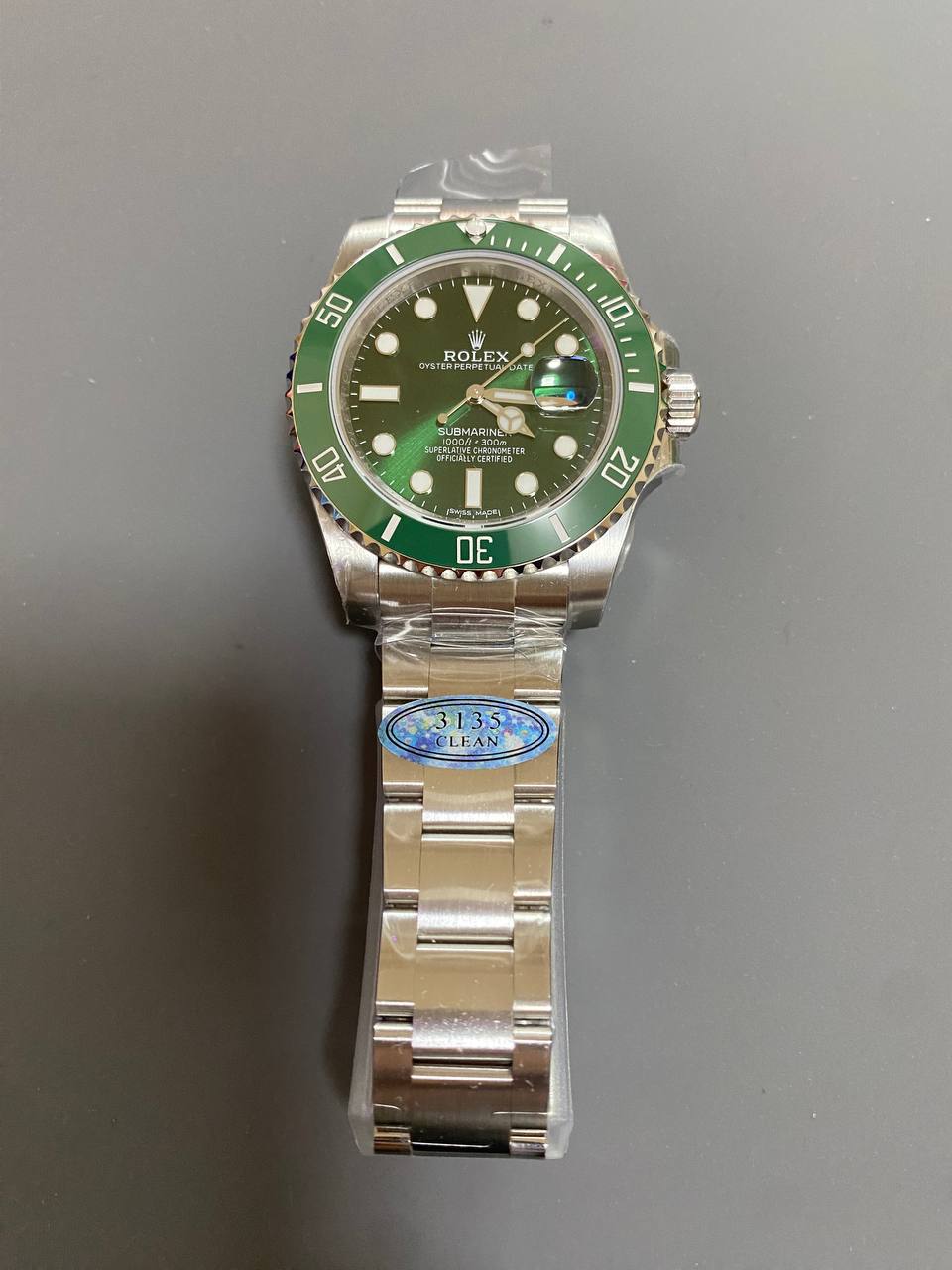 Superclone Rolex Submariner 40mm Green Dial 116610LV “Hulk” 50th Anniversary Edition-fasswatch