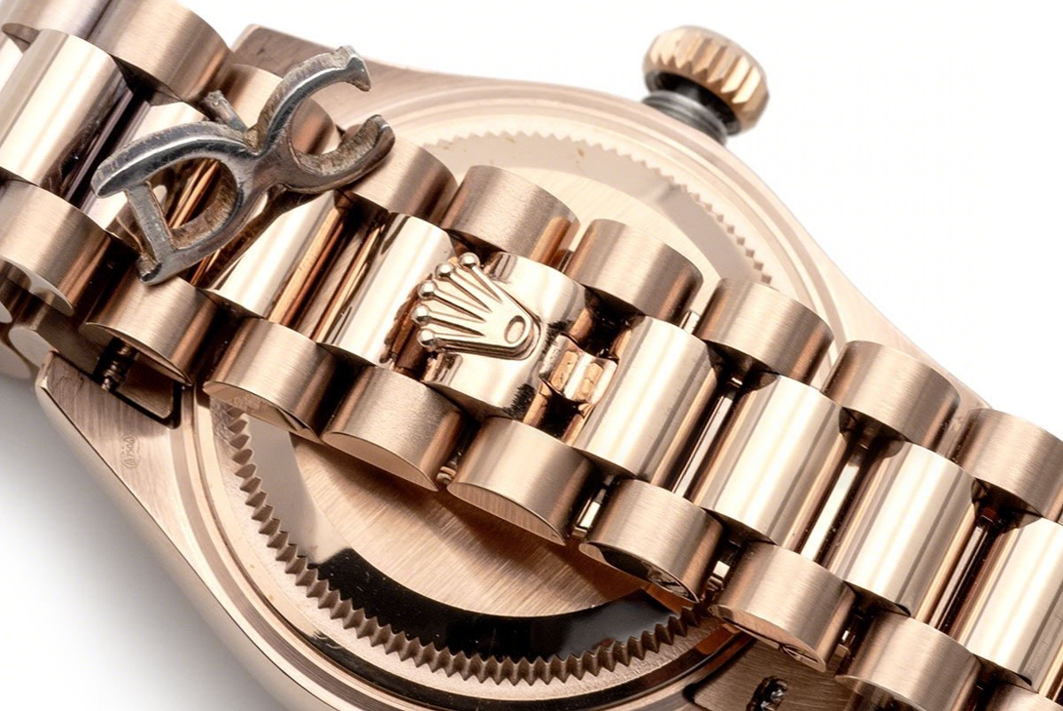 Rolex Ladies Datejust 279175 Blue Dial with Diamonds Markers in Rose Gold-fasswatch