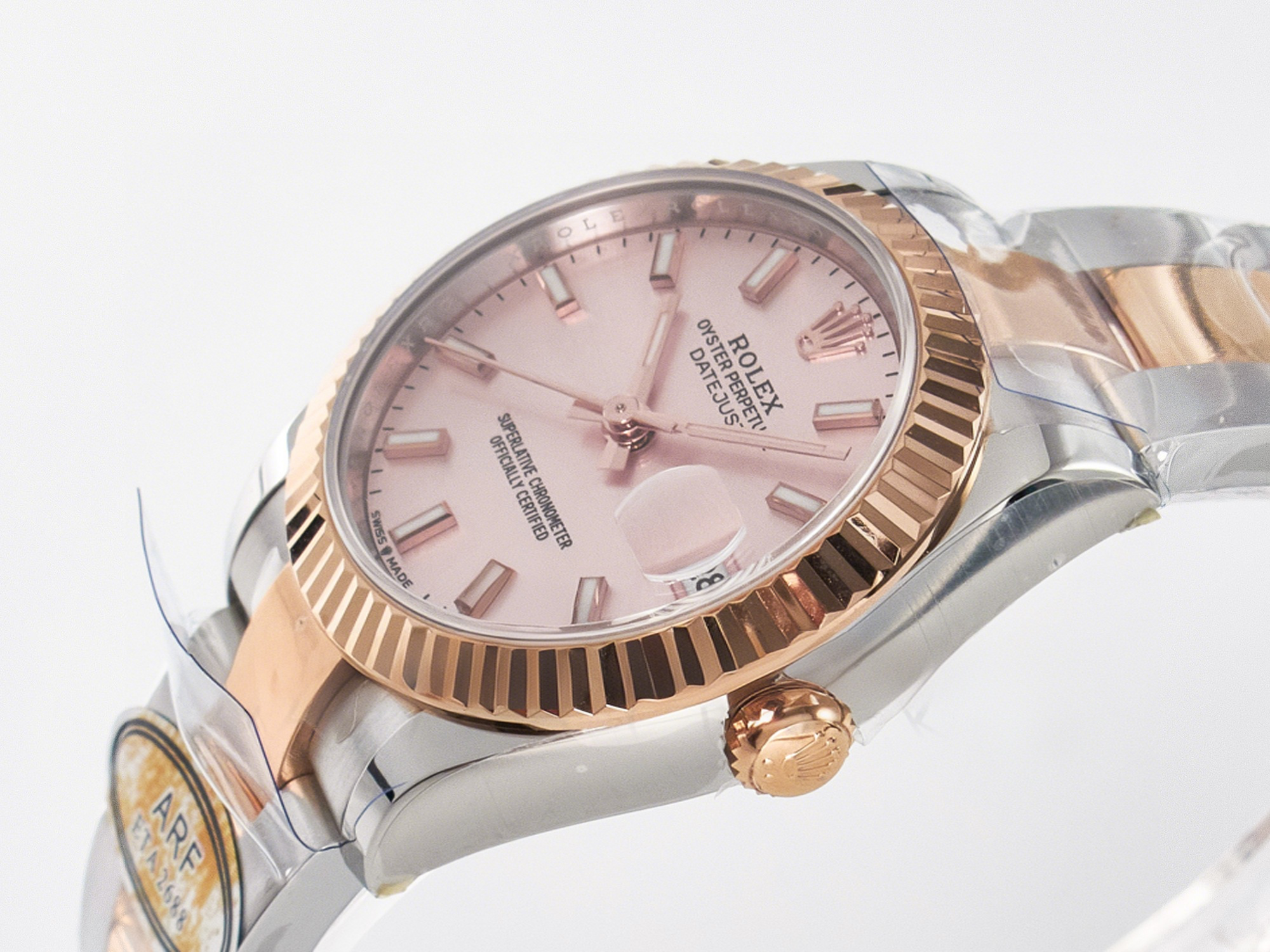 Rolex DateJust 31 278271 ARF 1:1 Best Edition 904L Steel RG Dial Stick Marker on SS/RG Oyster Bracelet ETA 2688-fasswatch