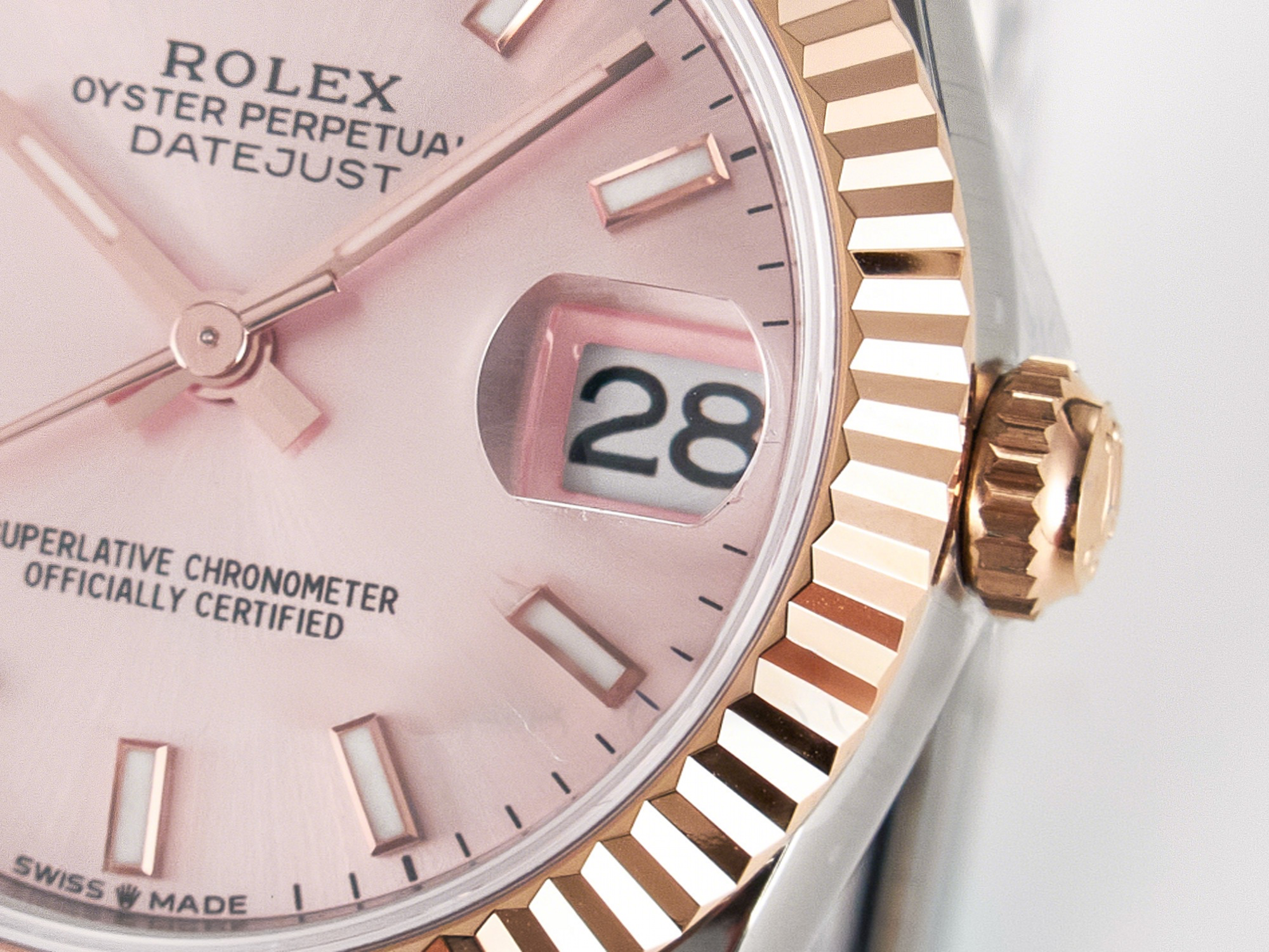 Rolex DateJust 31 278271 ARF 1:1 Best Edition 904L Steel RG Dial Stick Marker on SS/RG Oyster Bracelet ETA 2688-fasswatch