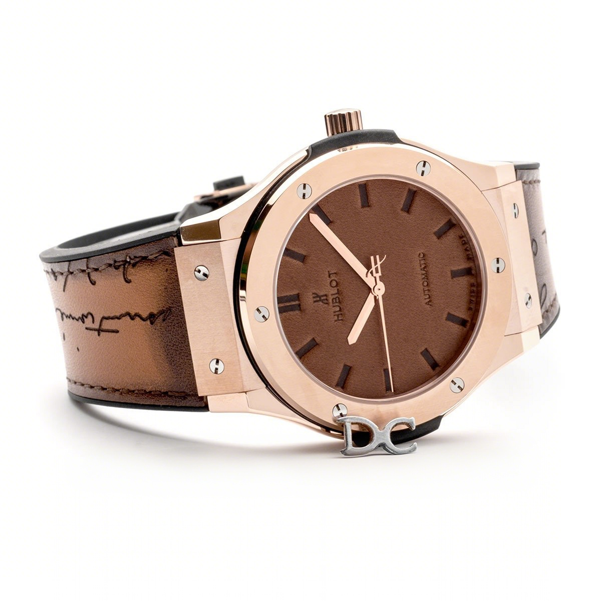Hublot Classic Fusion Berluti Scritto 45mm in Rose Gold-fasswatch