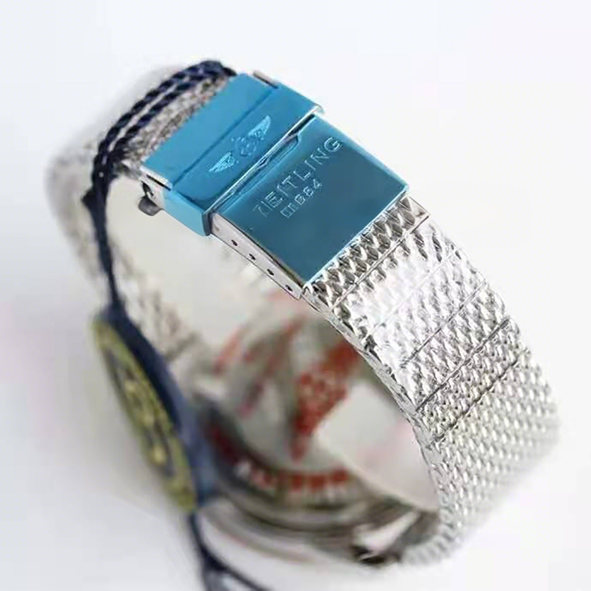 Breitling Superocean Heritage II B20 Automatic 42mm in Blue Dial on Blue and Rose Gold Bezel-fasswatch