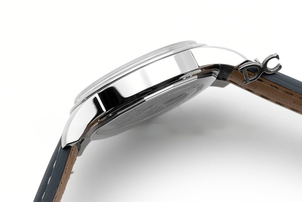 Breitling Transoccean Day & Date Blue Dial in Steel on Leather Strap-fasswatch