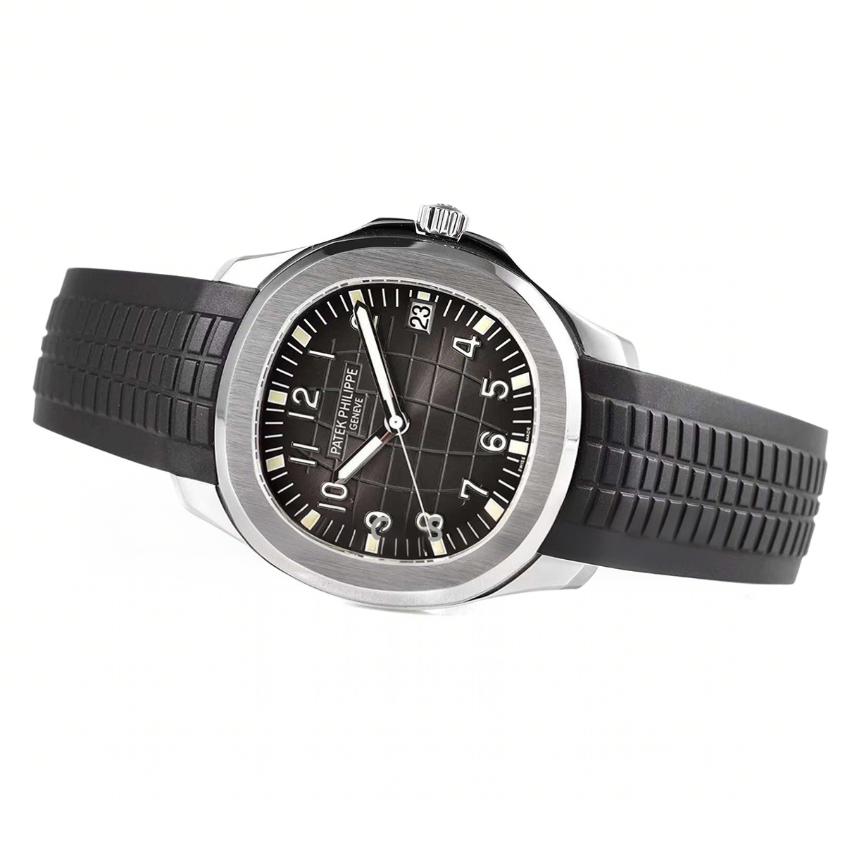 Patek Philippe Aquanaut 5167A-001 Black Dial in Steel-fasswatch