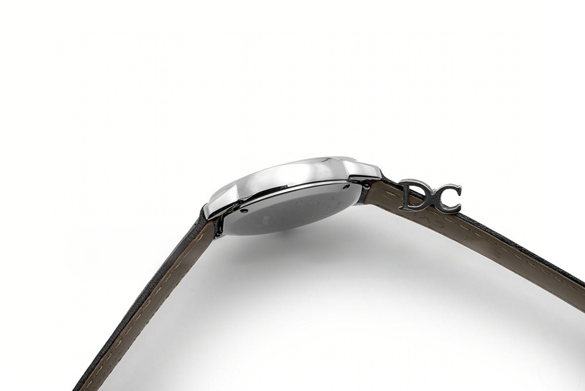 Cartier Ronde Louis Cartier Watch 29mm White Dial in White Gold on Black Leather Strap-fasswatch