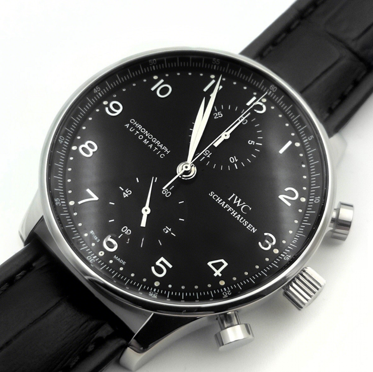 IWC Portuguese Automatic Chronograph IW371447 Steel-fasswatch