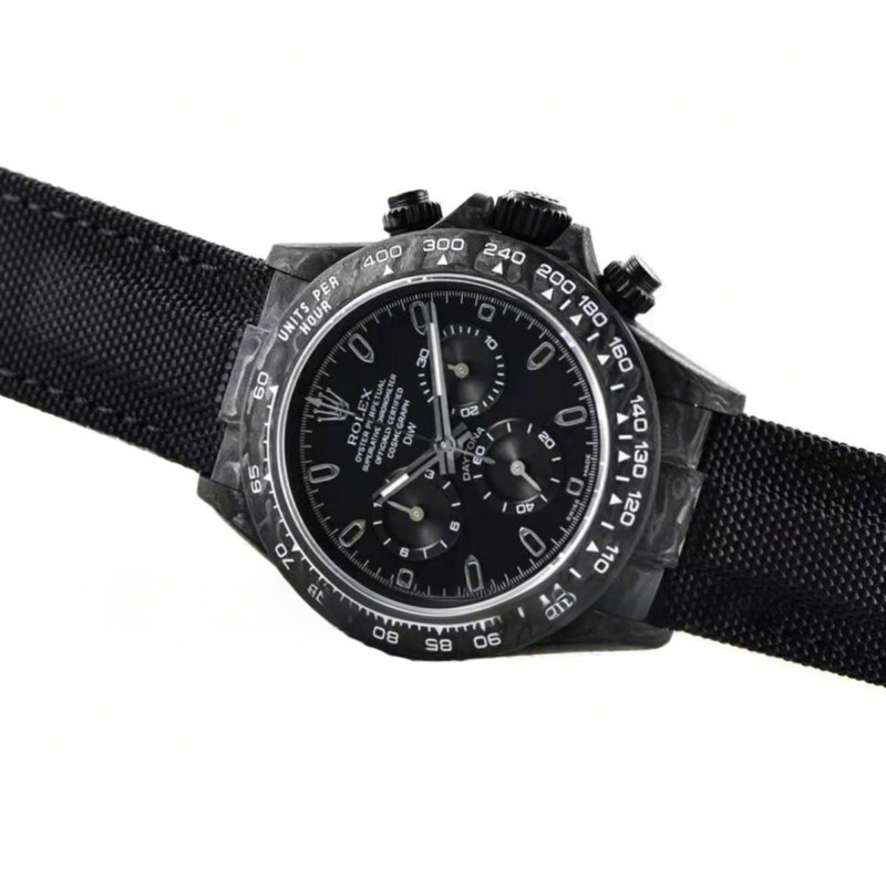 Rolex Daytona DIW All Black Carbon-fasswatch
