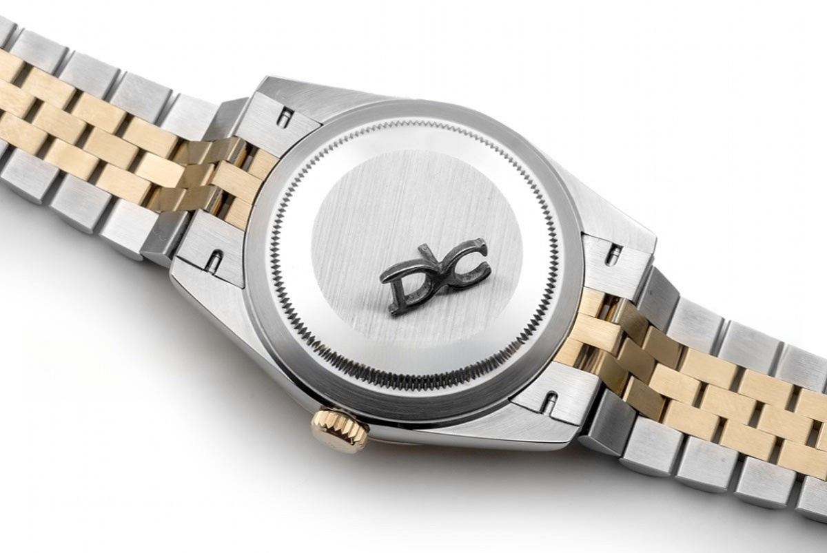 Rolex Datejust 36 126283RBR Dark Rhodium Dial in Yellow Gold and Steel with Diamond Markers-fasswatch