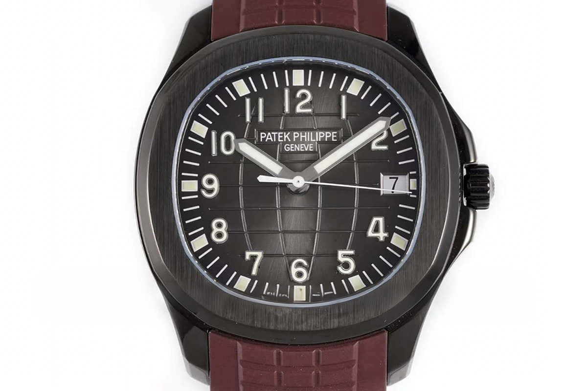 Patek Philippe Aquanaut 5167A ‘Black Venom Limited Edition’ Black Dial on Brown Rubber Strap-fasswatch