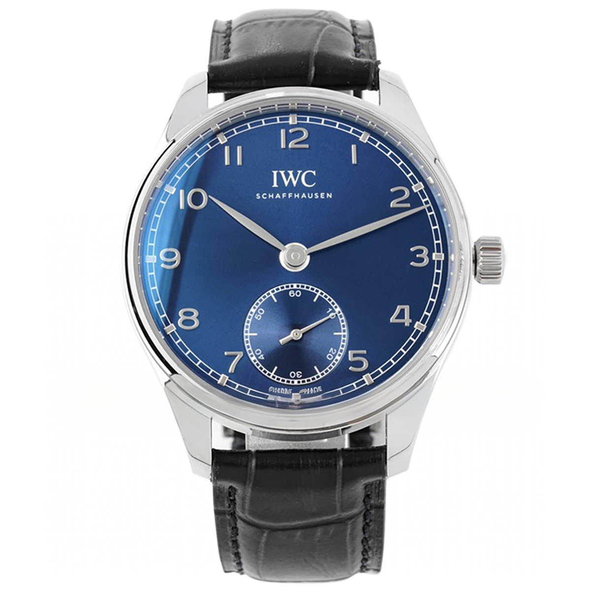IWC Portugieser Automatic 40 IW358305 Blue Dial in Steel-fasswatch