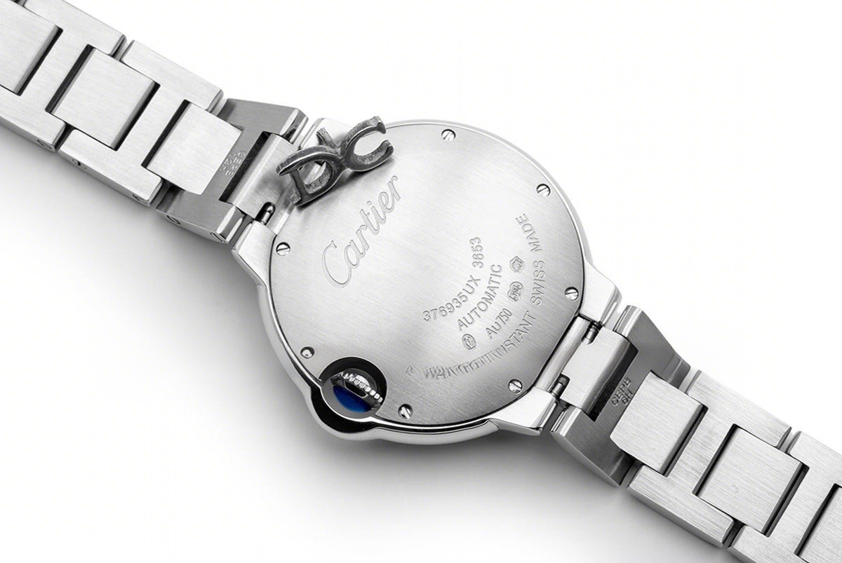 Cartier Ballon Bleu De Cartier 36mm White Dial in Steel-fasswatch