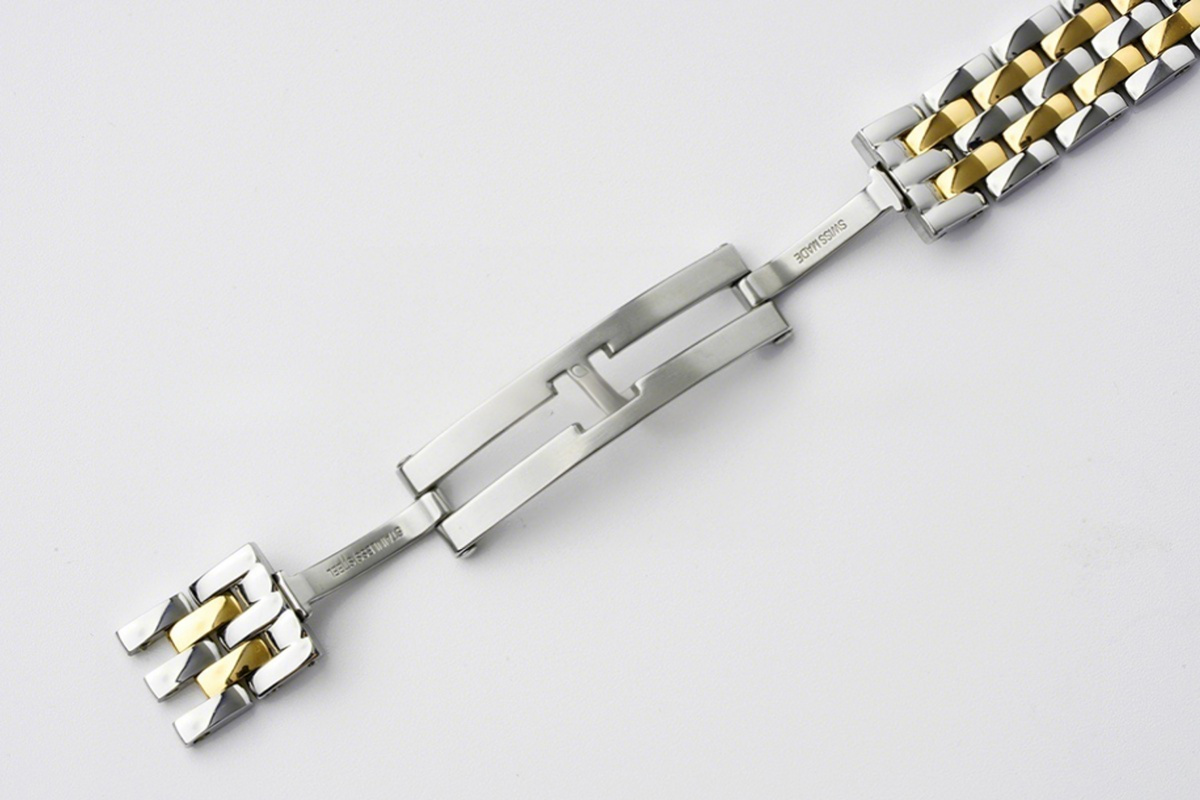 Cartier Panthère De Cartier 22mm White Dial in Steel/Yellow Gold-fasswatch