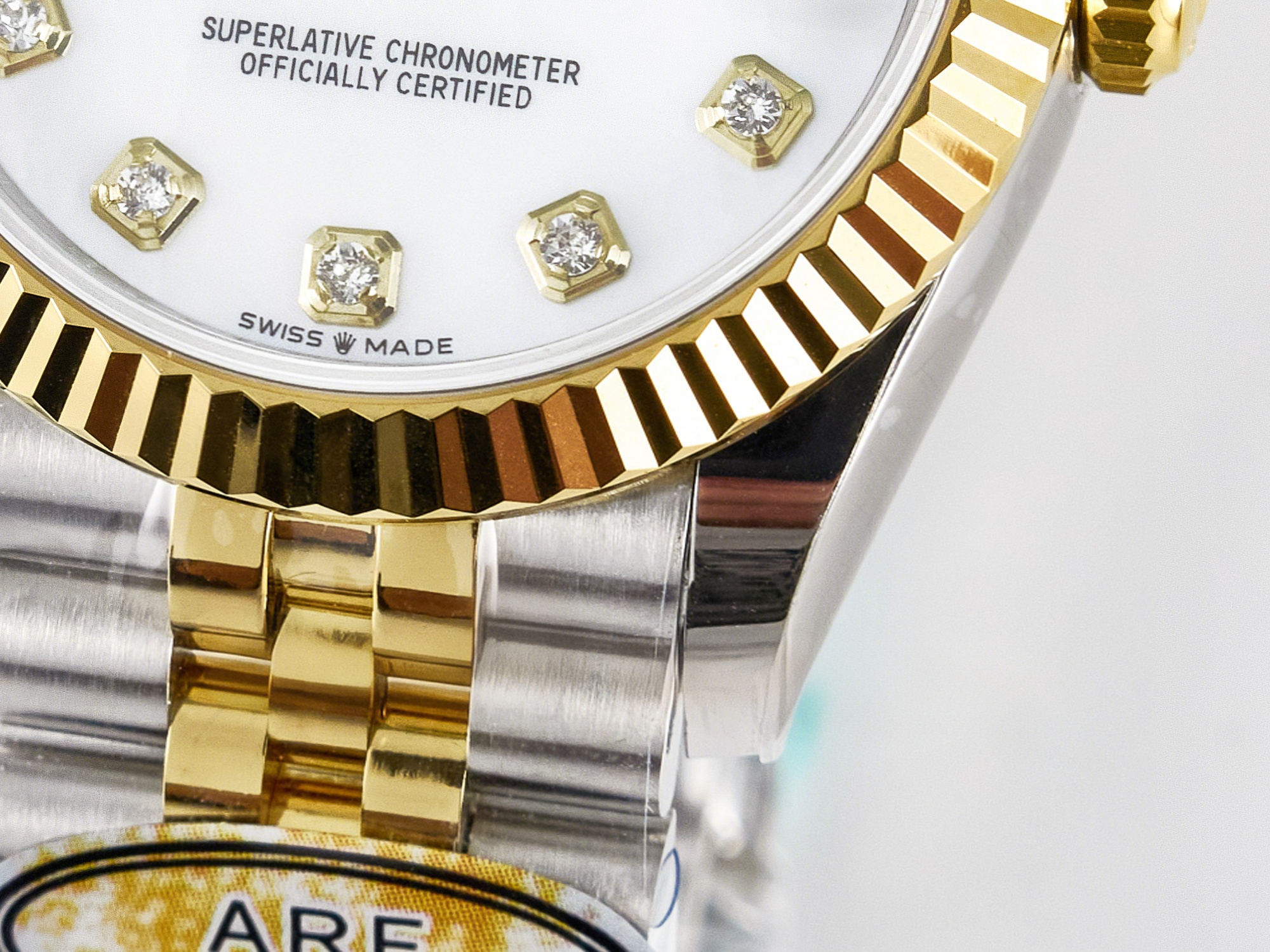 Rolex DateJust 31 278273 ARF 1:1 Best Edition 904L Steel White MOP Diamonds Dial on SS/YG Jubilee Bracelet ETA 2688-fasswatch