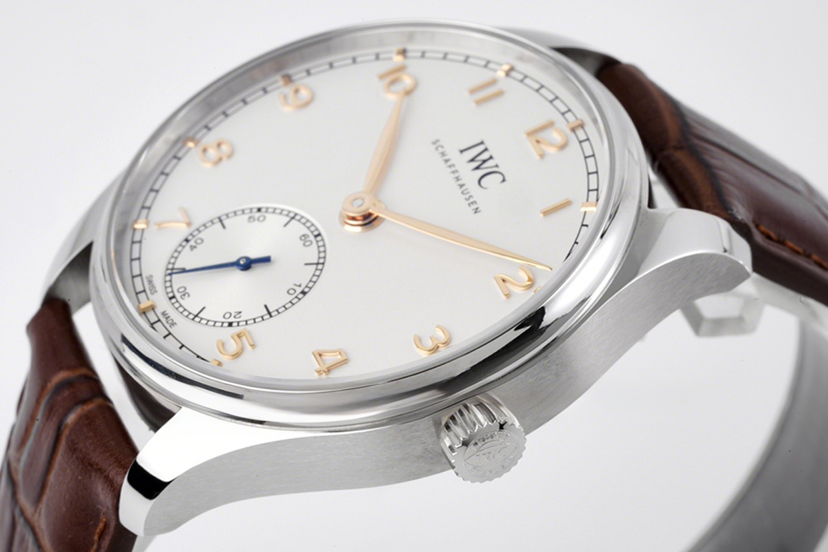 IWC Portugieser Automatic 40 IW358303 White Dial in Steel-fasswatch