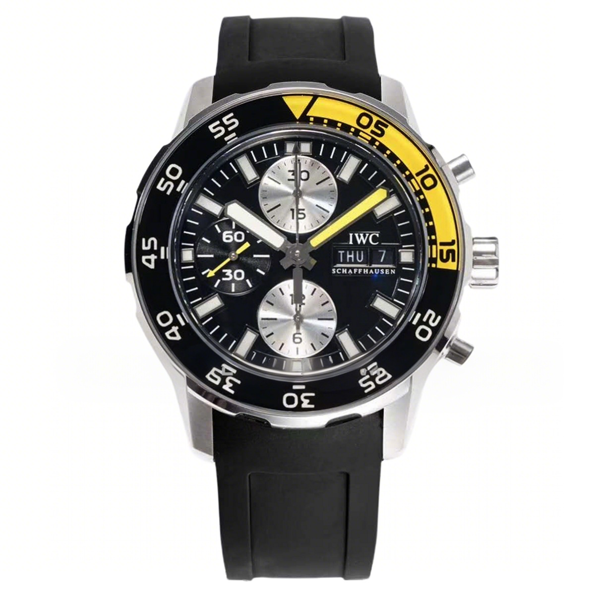 IWC Aquatimer Chronograph IW376702 Black Dial-fasswatch