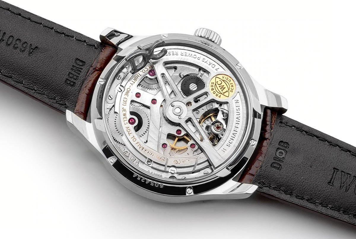 IWC Portugieser Annual Calendar IW5035 White Dial in Steel-fasswatch