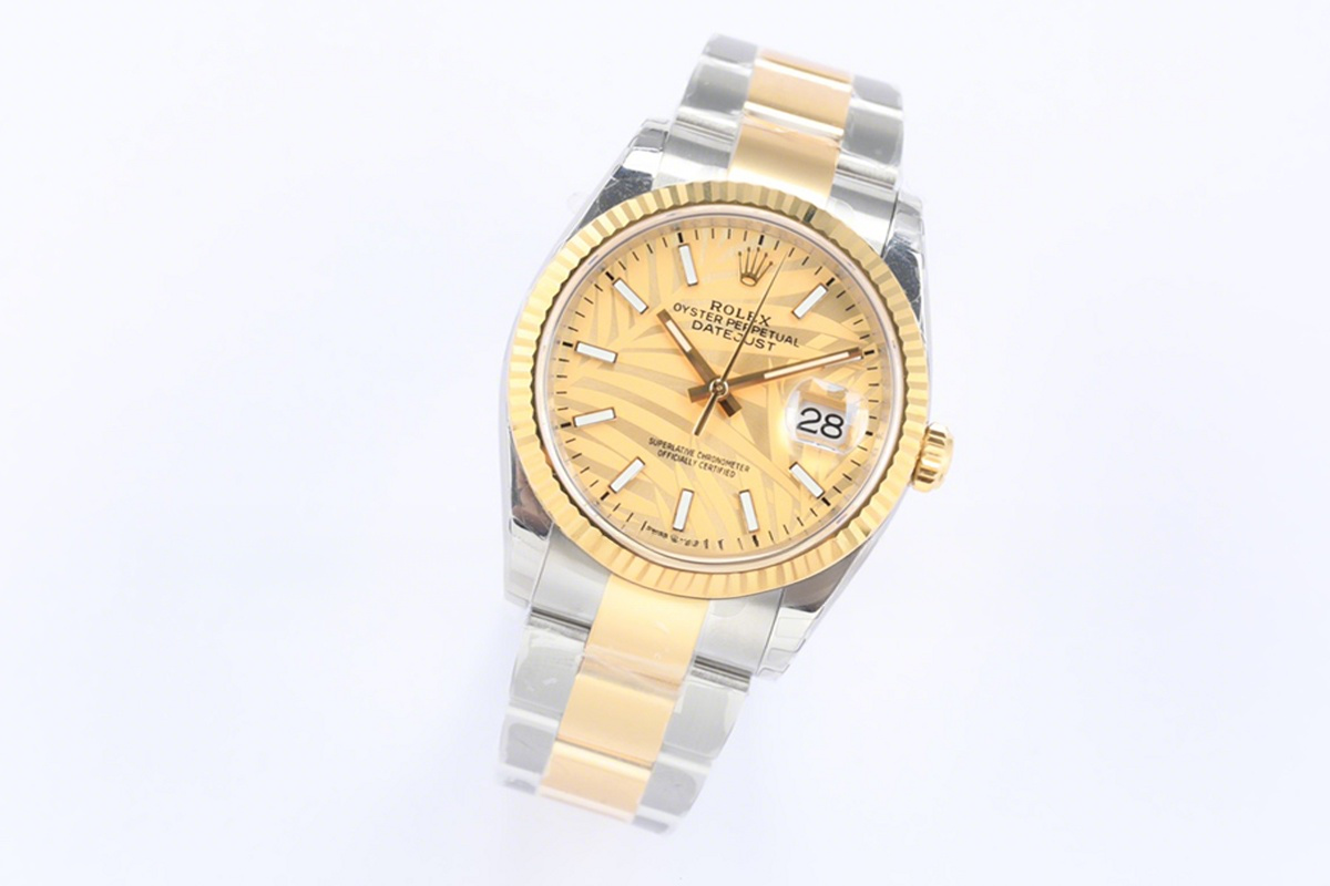 Rolex Datejust 36 126233 Golden Dial in Steel/Yellow Gold-fasswatch