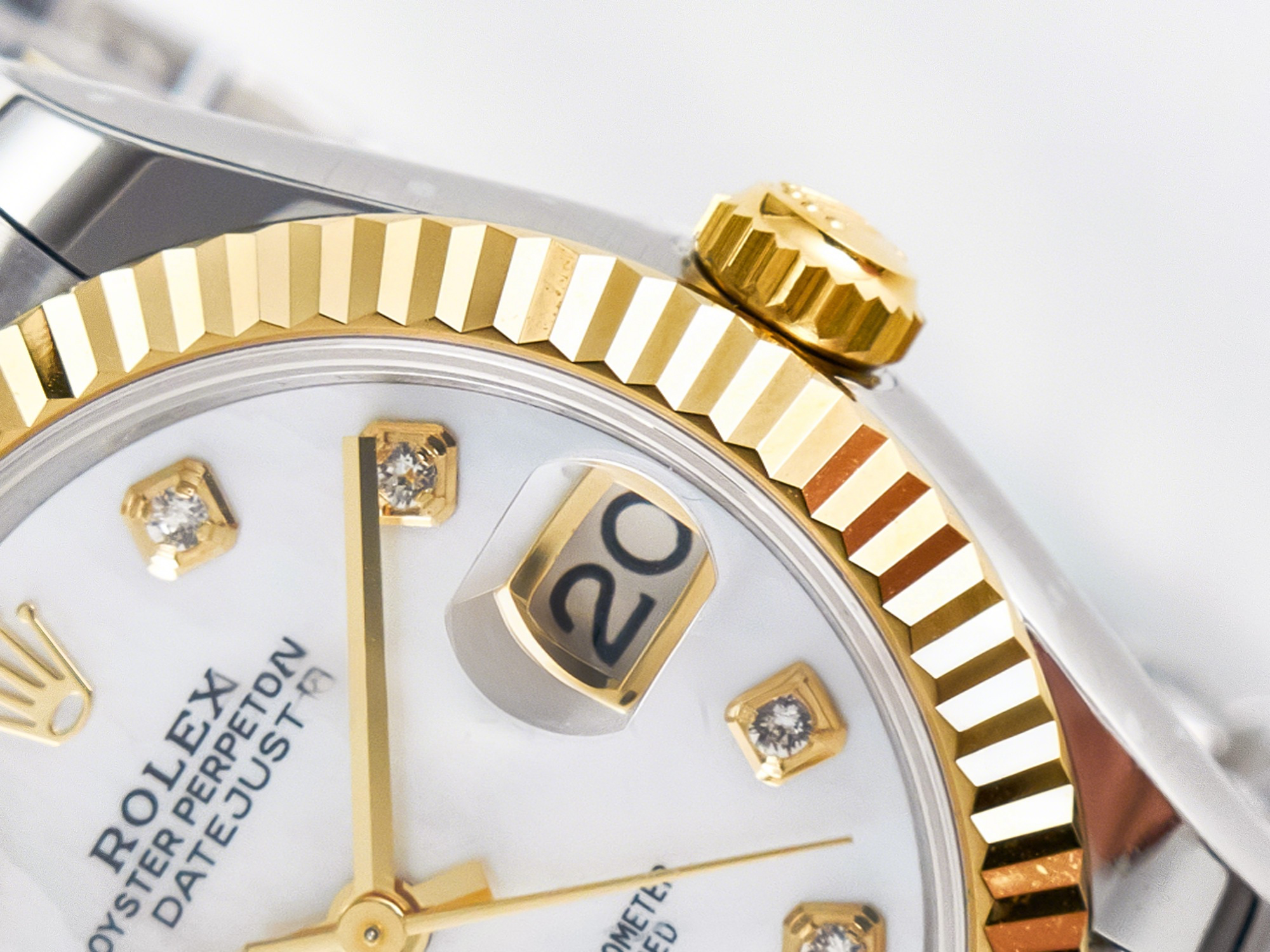 Rolex DateJust 31 278273 ARF 1:1 Best Edition 904L Steel White MOP Diamonds Dial on SS/YG Jubilee Bracelet ETA 2688-fasswatch