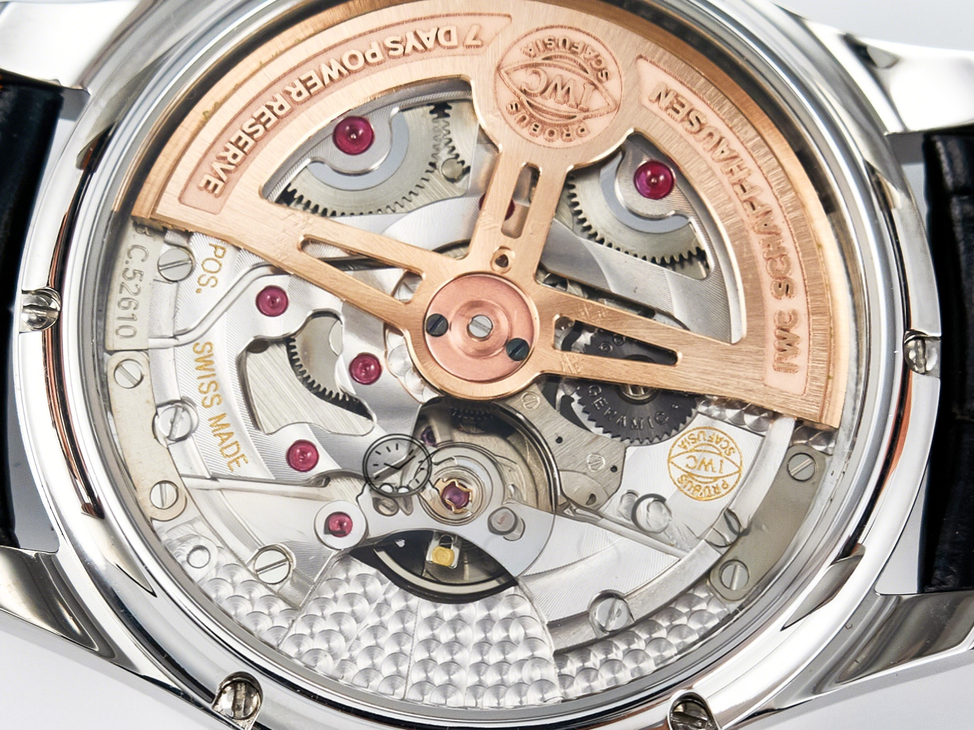 IWC IW5033 Portugieser Perpetual Calendar SS V9F 1:1 Best Edition White Dial on Black Leather Strap A52610-fasswatch