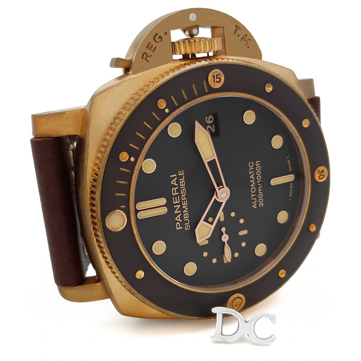Panerai PAM968 Luminor Submersible Bronzo 47mm-fasswatch