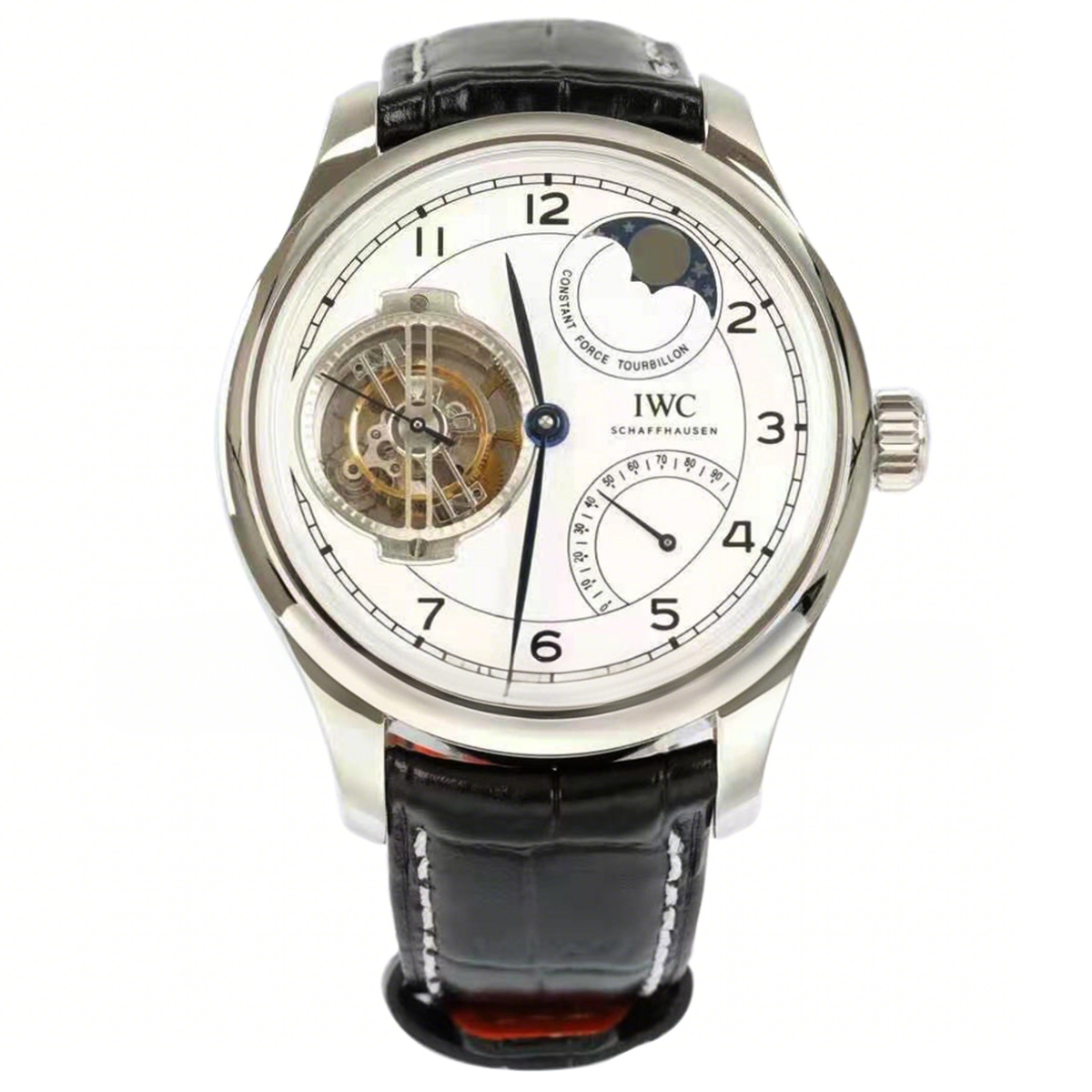 IWC Portugieser Constant-Force Tourbillon Edition ‘150 Years’ IW590202 White Dial-fasswatch