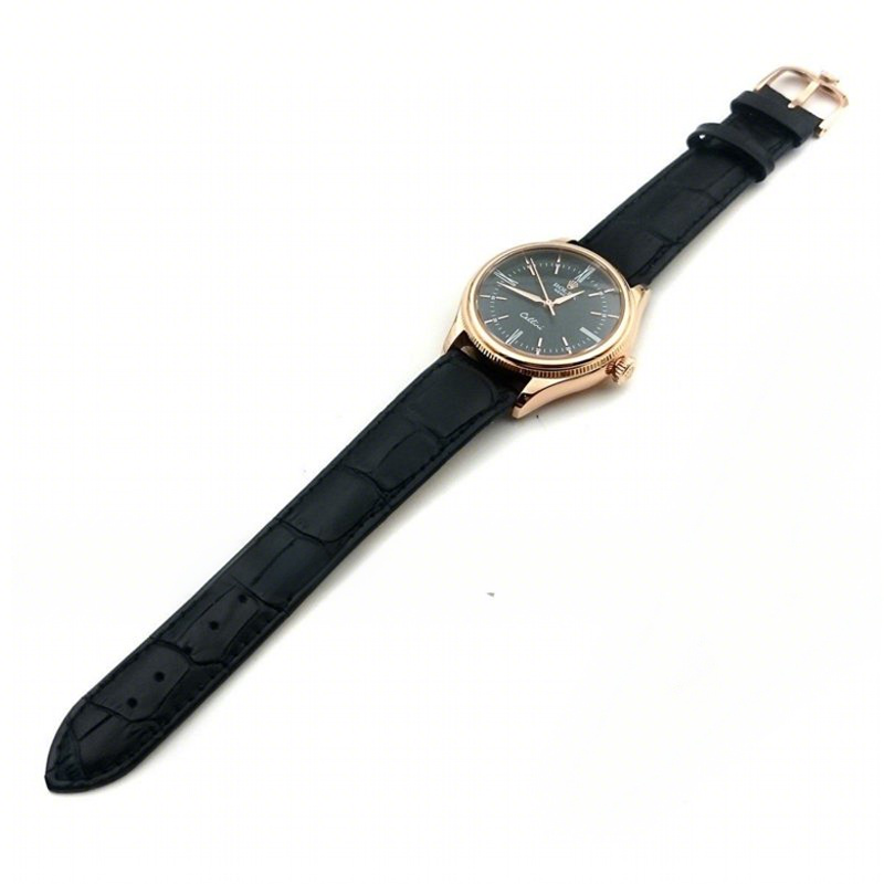 Rolex Cellini Time in Everest Gold 50505 (Black Dial)-fasswatch