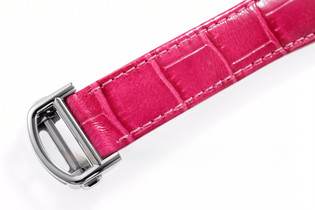 Cartier Pasha de Cartier 35mm in Pink Leather Strap-fasswatch