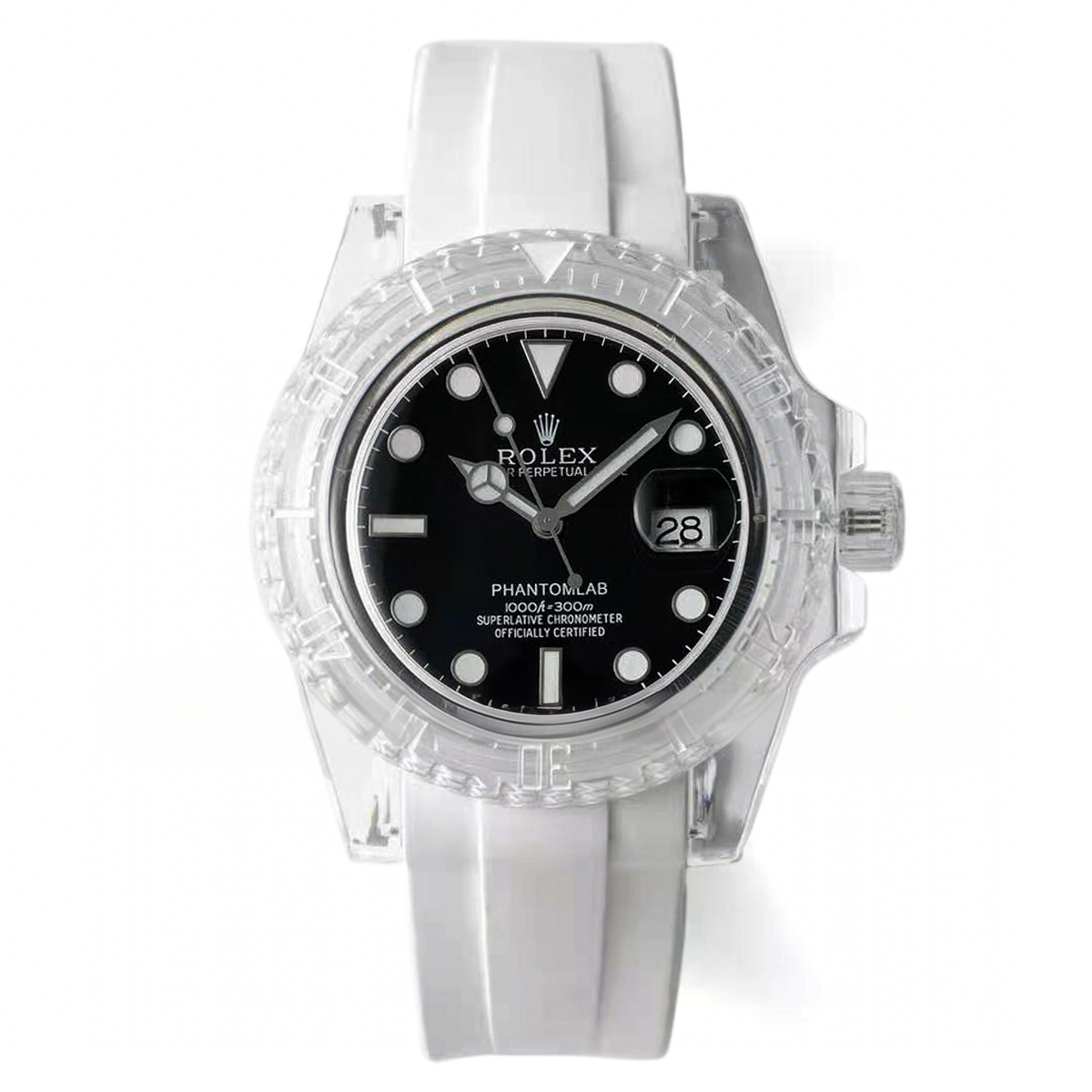 Rolex Phantomlab Submariner Black Dial-fasswatch