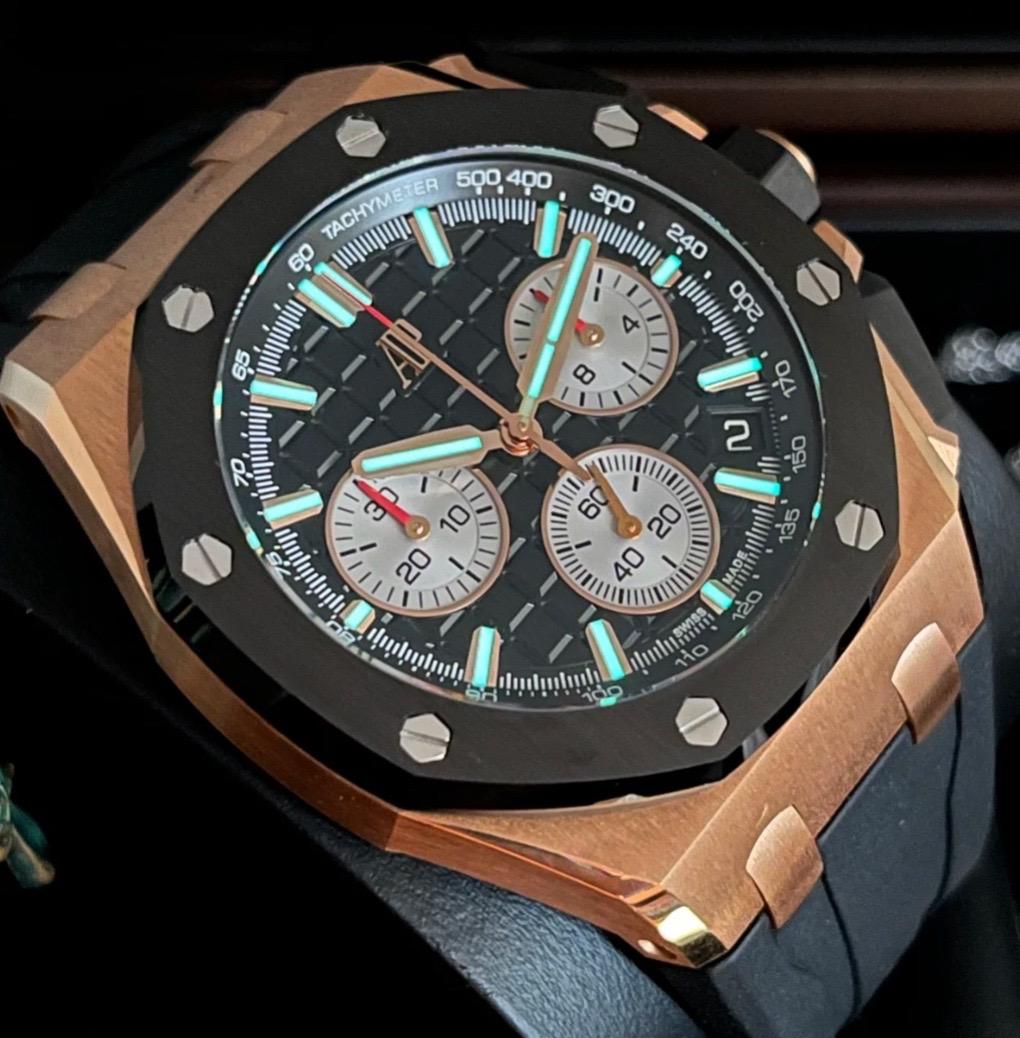 Audemars Piguet Royal Oak Offshore Chronograph Rose Gold Case 26420ro.oo.a002ca.01-fasswatch
