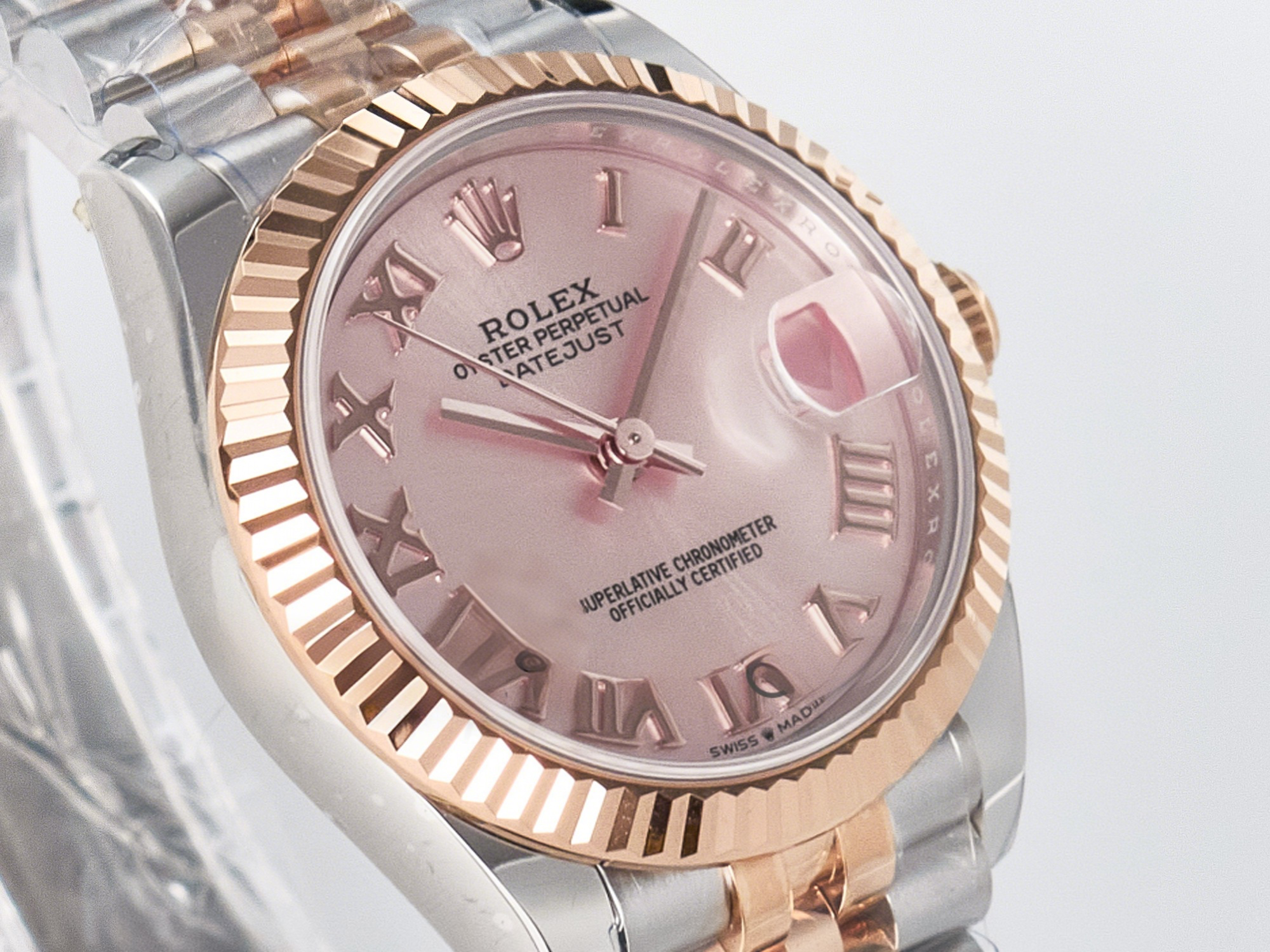 Rolex DateJust 31 278271 ARF 1:1 Best Edition 904L Steel RG Roman Dial on SS/RG Jubilee Bracelet ETA 2688-fasswatch