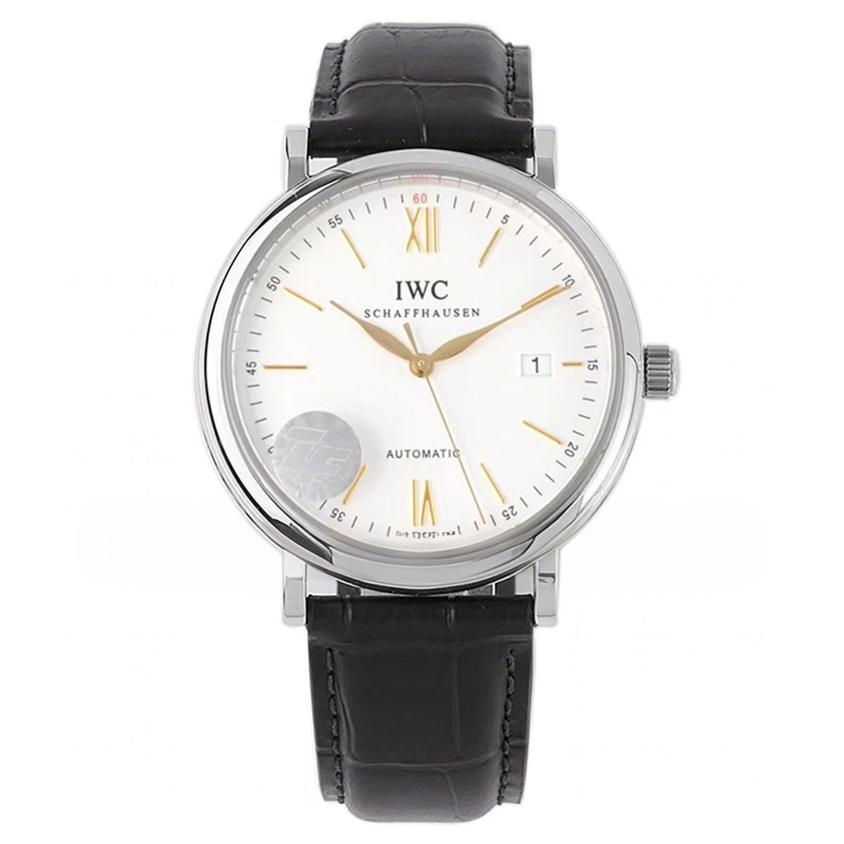 IWC Portofino Automatic IW356517 White Dial in Steel-fasswatch